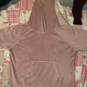 pink velvet sweater!